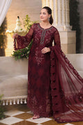 3 Piece Embroidered Chiffon Suit