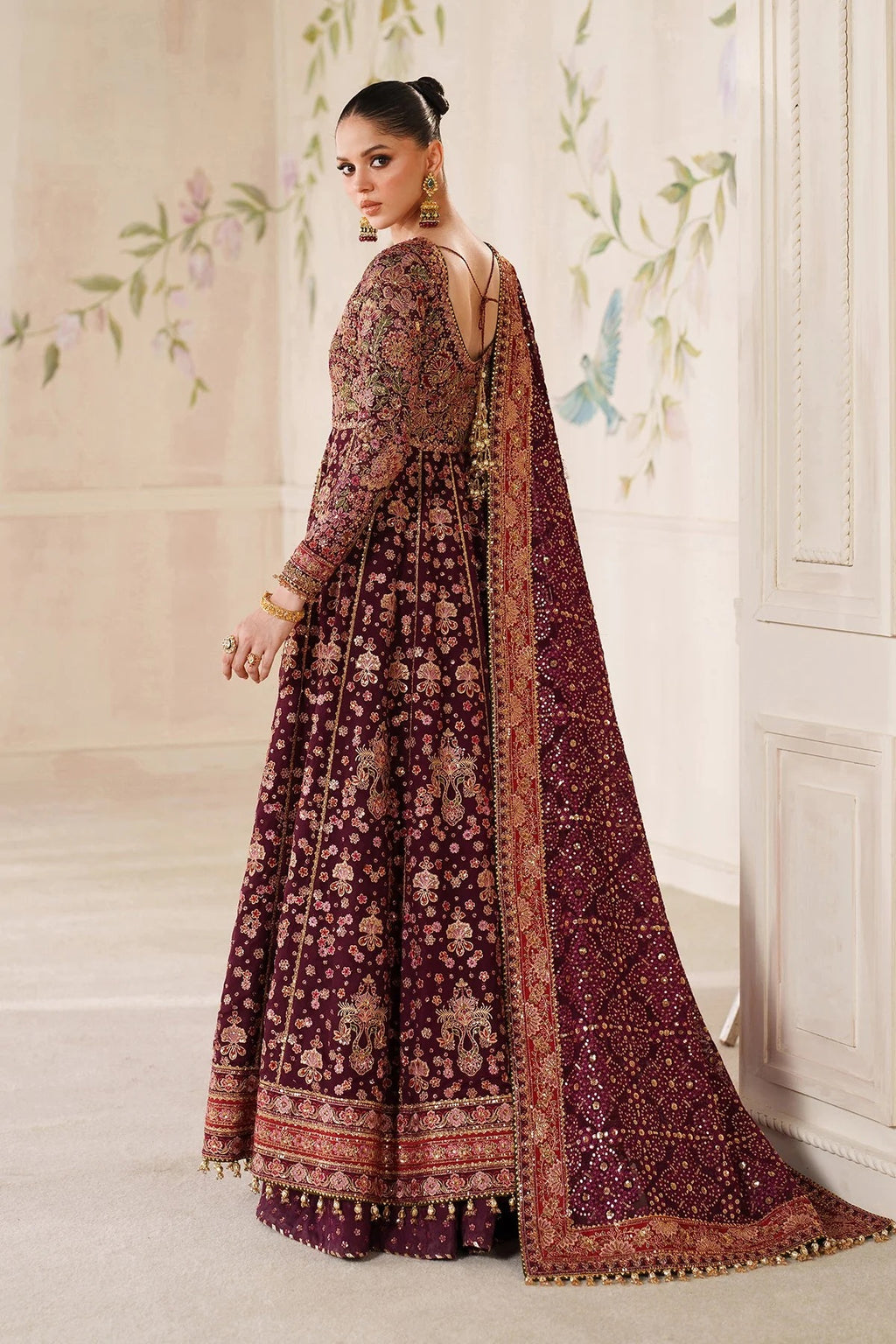 EMBROIDERED CHIFFON CH14-05 UNSTITCHED