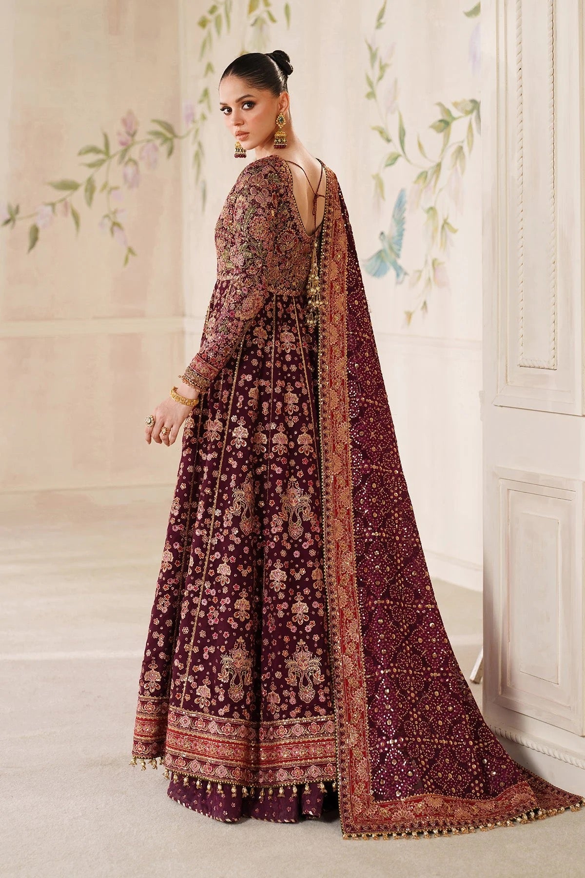 EMBROIDERED CHIFFON CH14-05 UNSTITCHED