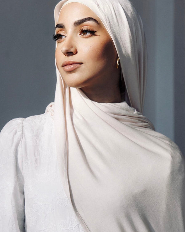 White Jersey Hijab