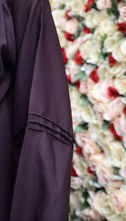 Dark purple Abaya