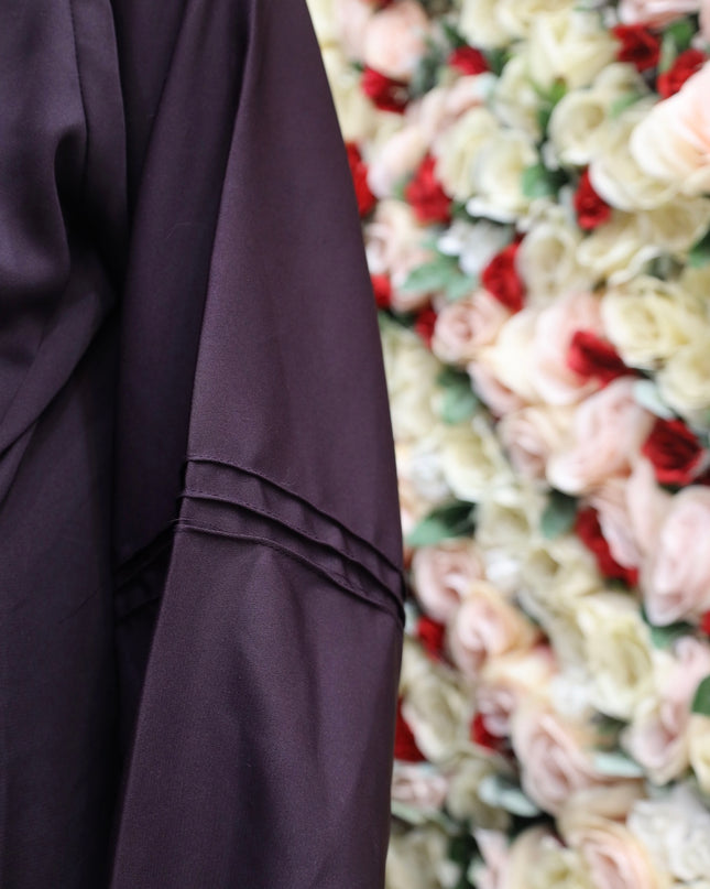 Dark purple Abaya