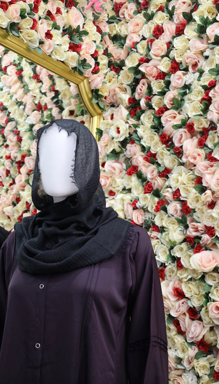 Dark purple Abaya
