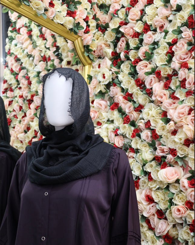 Dark purple Abaya