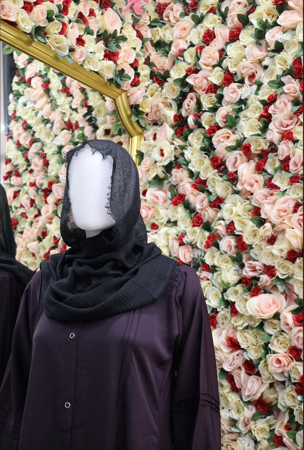 Dark purple Abaya