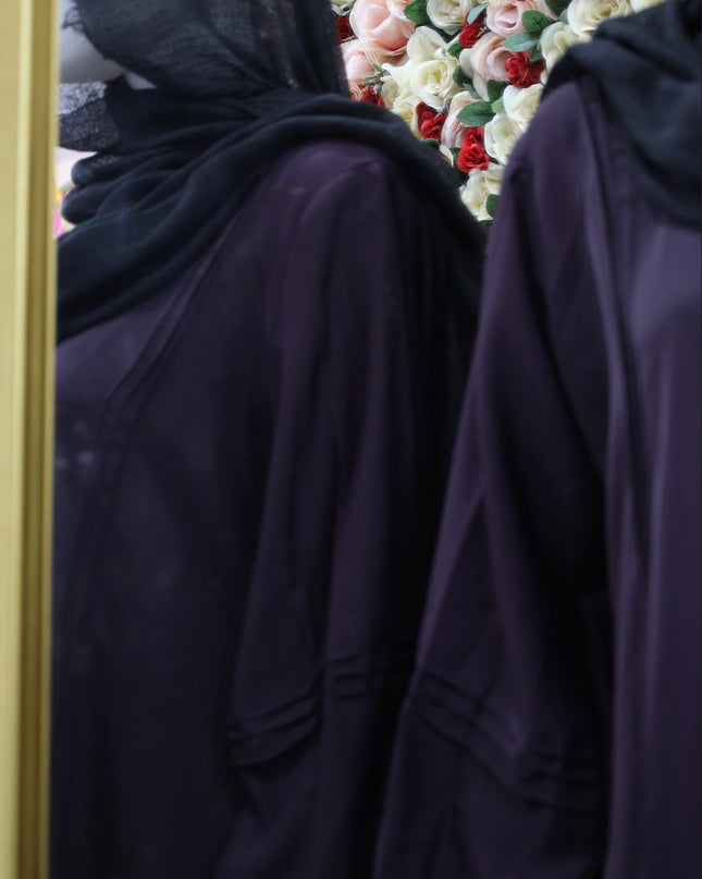 Dark purple Abaya