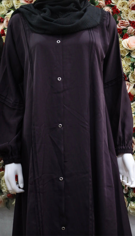 Dark purple Abaya