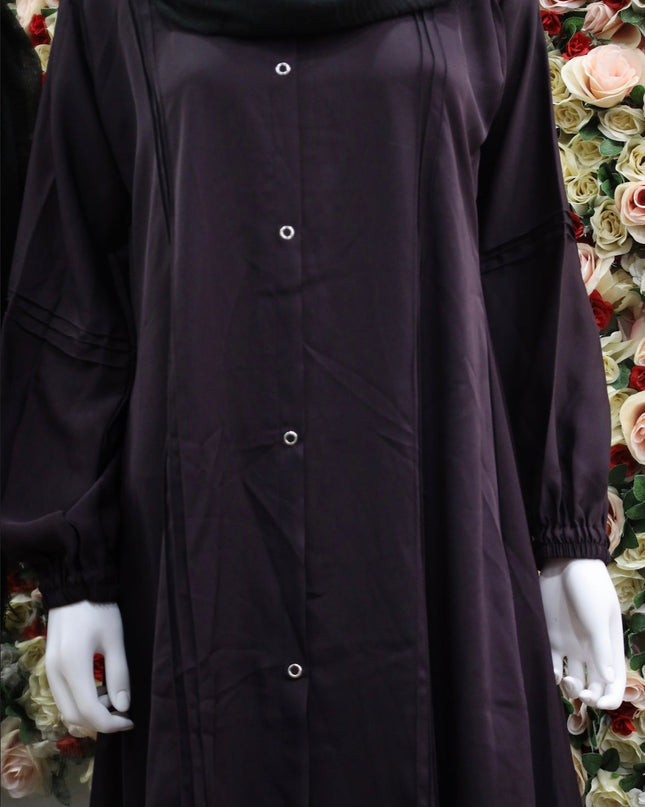 Dark purple Abaya