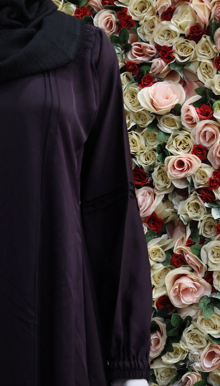Dark purple Abaya