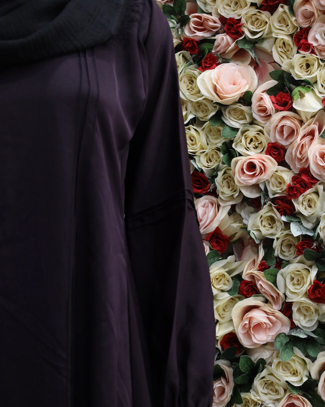 Dark purple Abaya