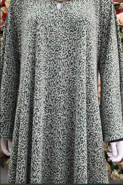 Green & Beige