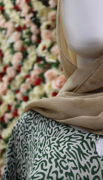 Green & Beige