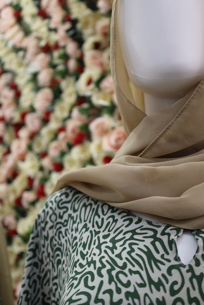 Green & Beige