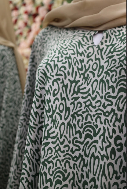 Green & Beige