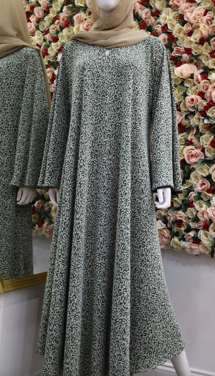 Green & Beige
