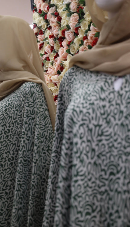 Green & Beige