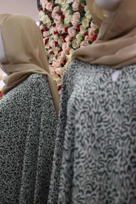 Green & Beige
