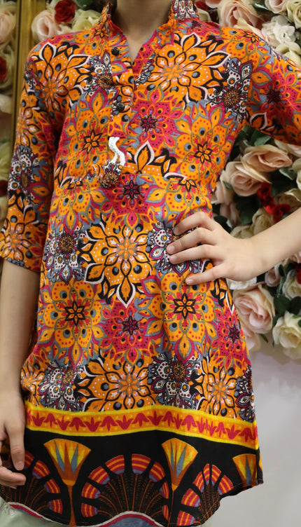 Floral Lawn Kurti
