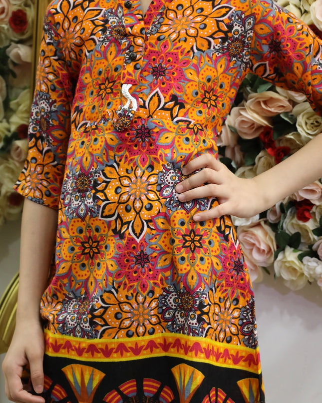 Floral Lawn Kurti