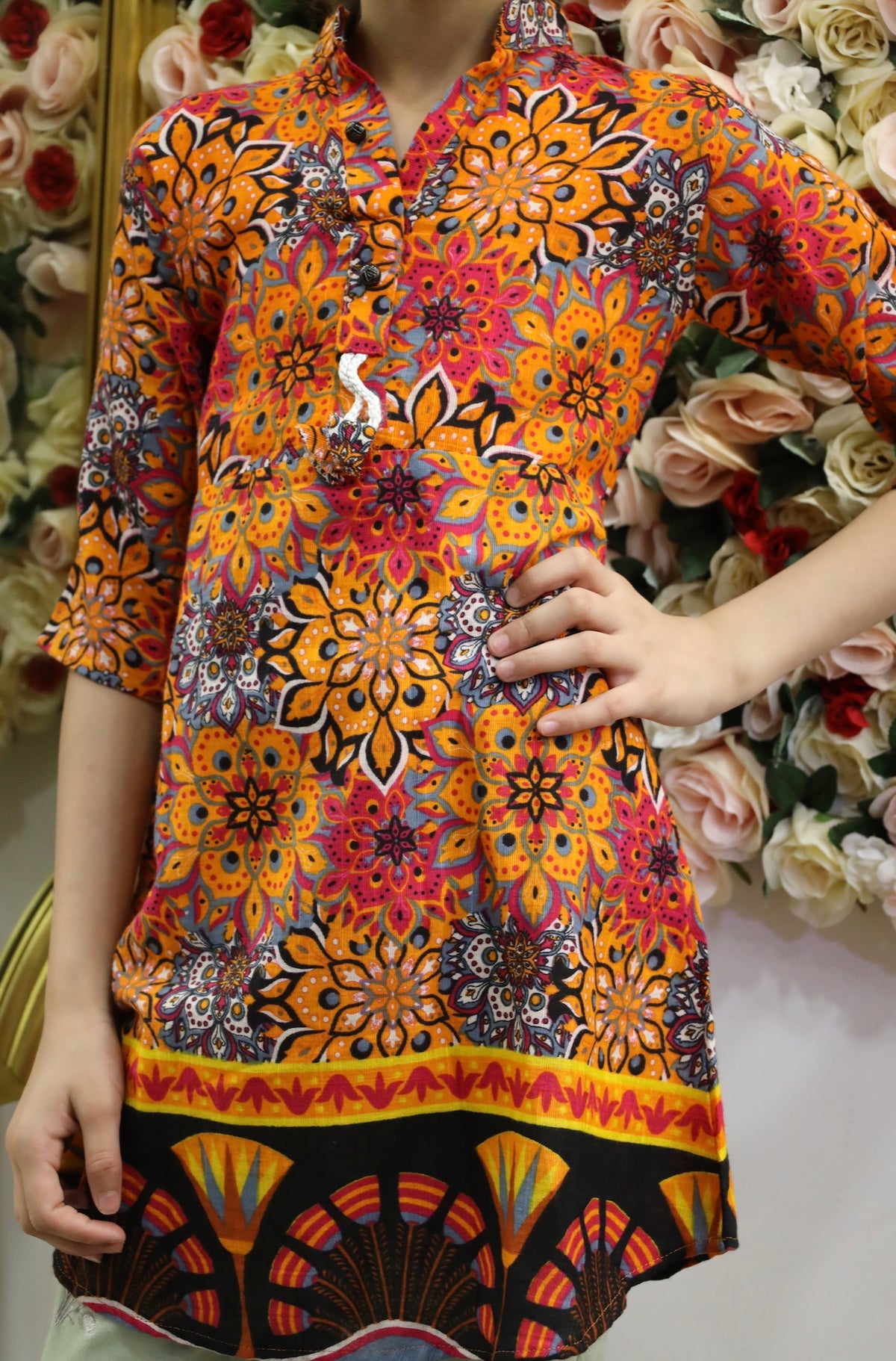 Floral Lawn Kurti