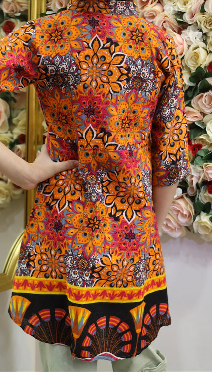 Floral Lawn Kurti