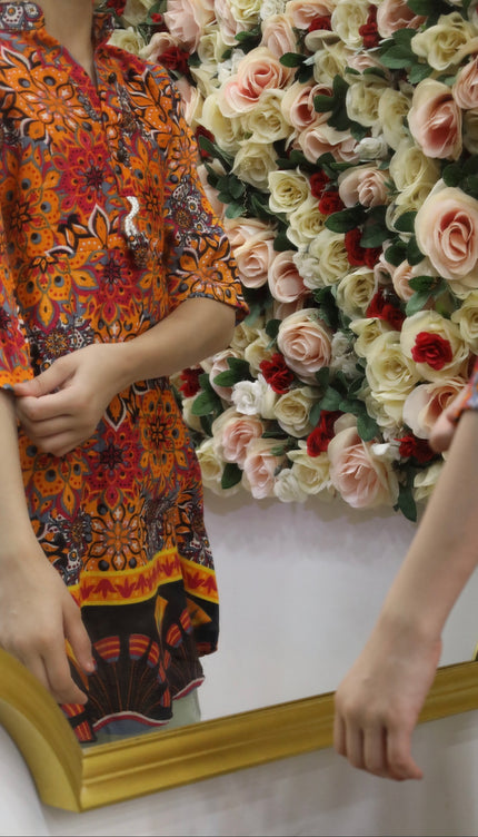 Floral Lawn Kurti