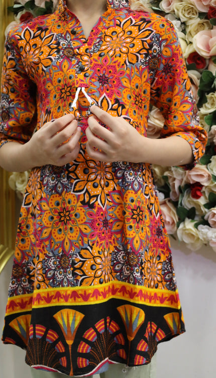 Floral Lawn Kurti
