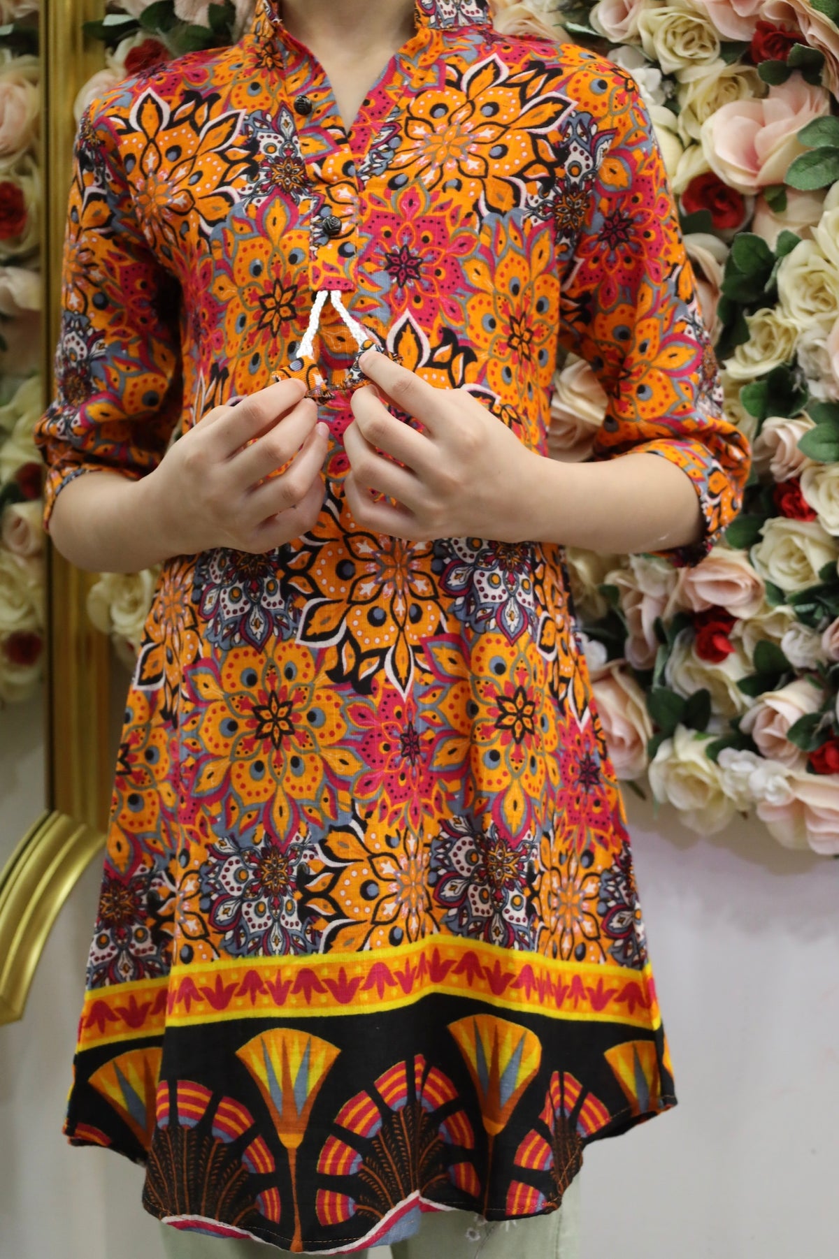 Floral Lawn Kurti