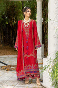 Red Embroidered Dress