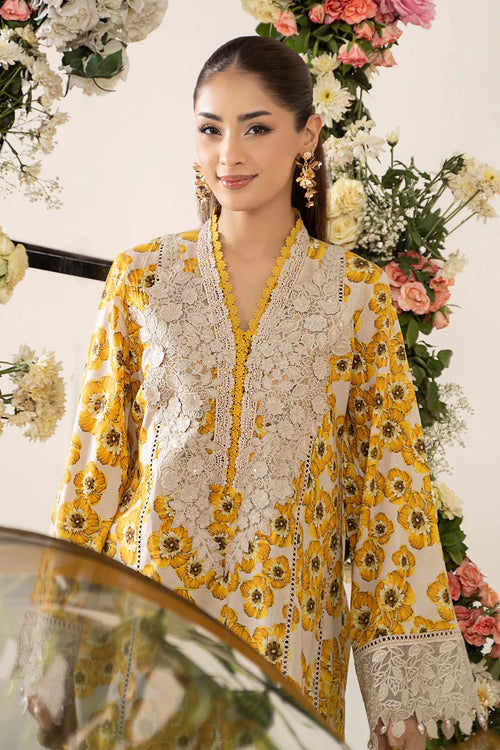 3 Piece Stitched Embroidered Lawn Suit | MPT-2606-A