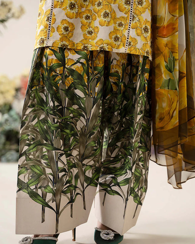 3 Piece Stitched Embroidered Lawn Suit | MPT-2606-A
