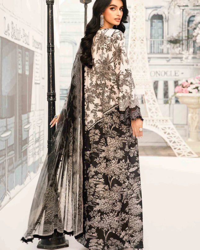 3 Piece Stitched Embroidered Lawn Suit | MPT-2608-B