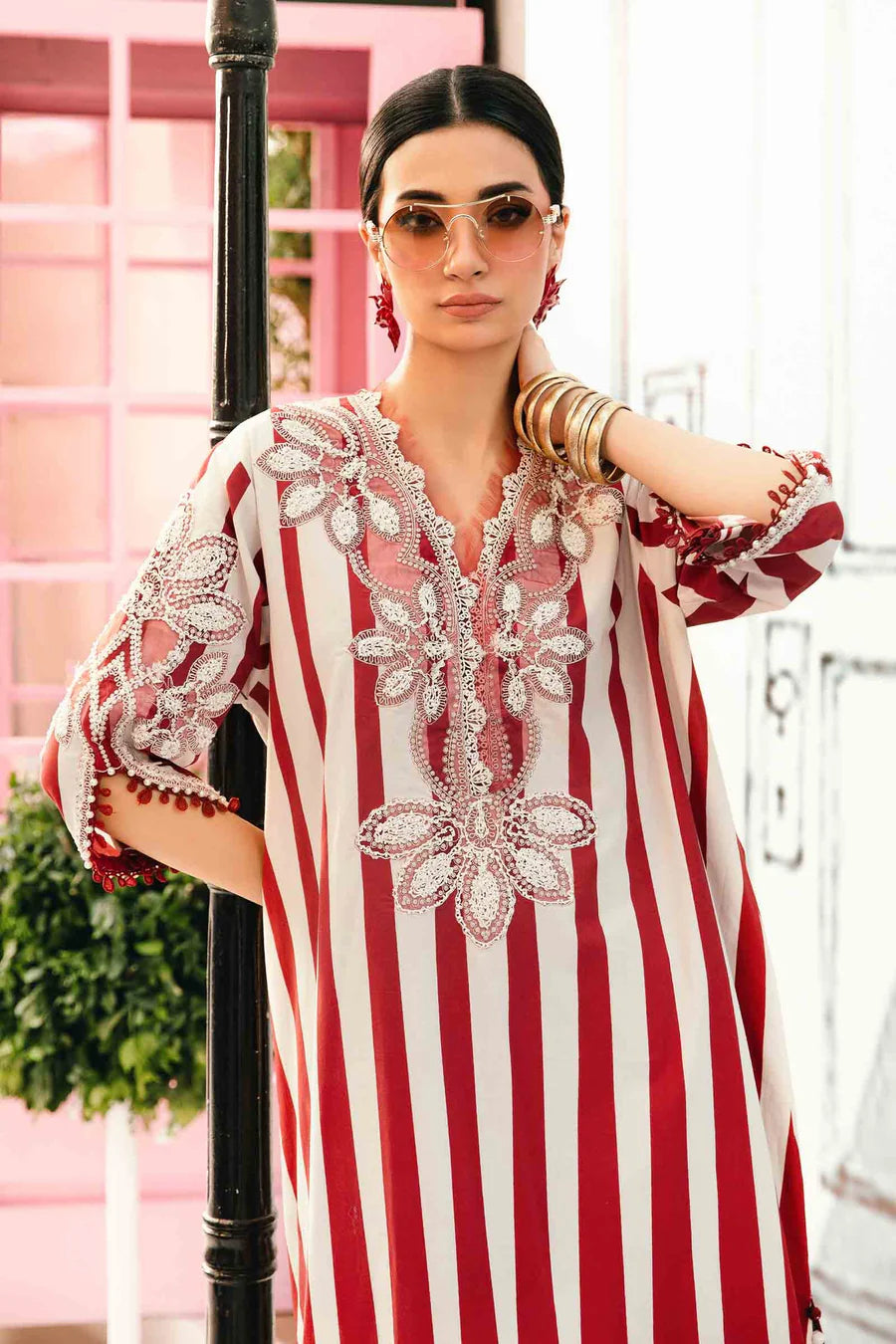 3 Piece Stitched Embroidered Lawn Suit | MPT-2609-A