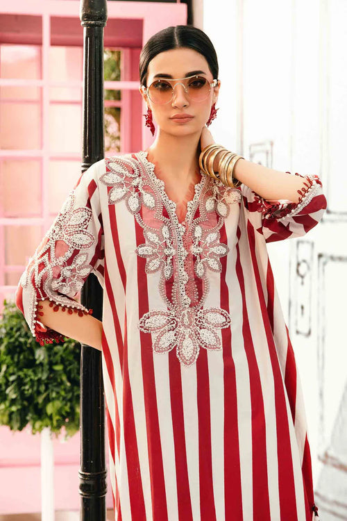 3 Piece Stitched Embroidered Lawn Suit | MPT-2609-A