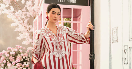 3 Piece Stitched Embroidered Lawn Suit | MPT-2609-A