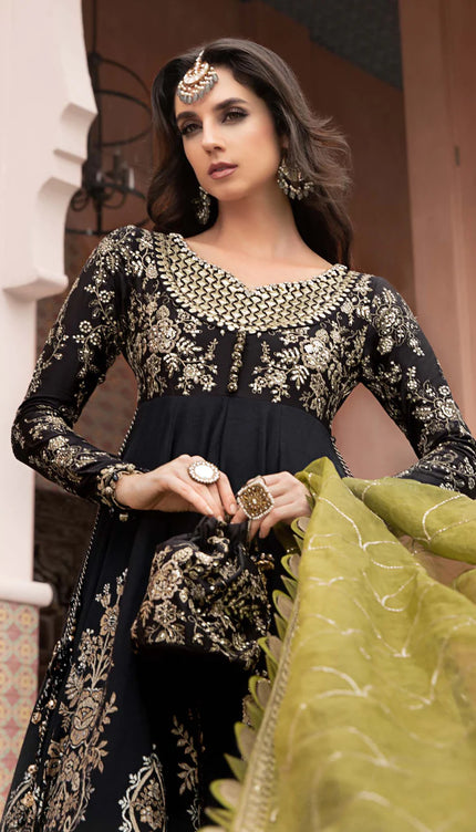 Unstitched Sateen | Black CST-703