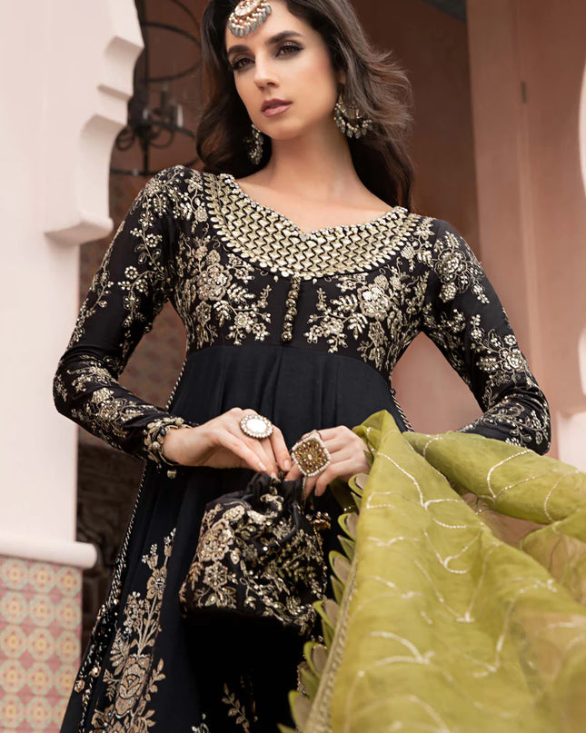 Unstitched Sateen | Black CST-703