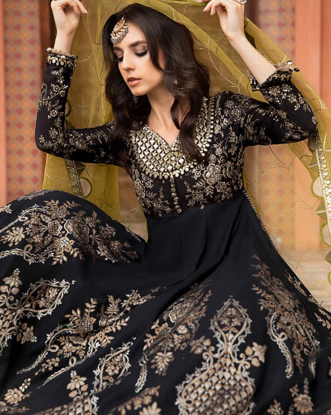 Unstitched Sateen | Black CST-703