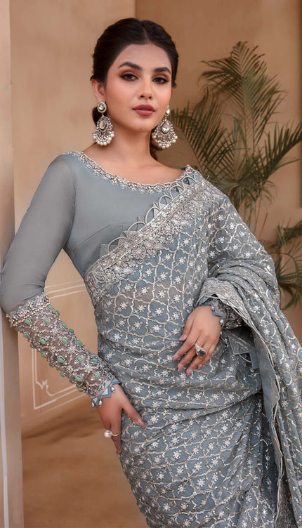 Stitched MBROIDERED - Blue BD-2602
