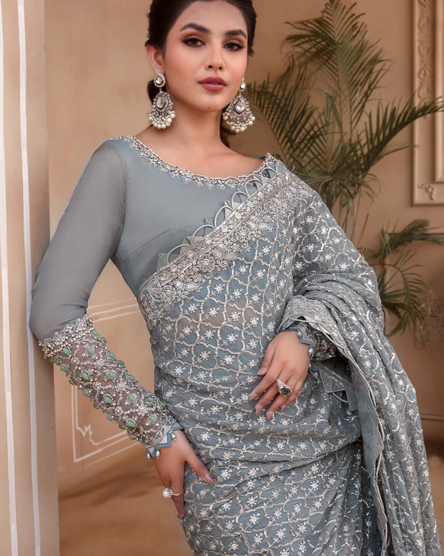 Stitched MBROIDERED - Blue BD-2602