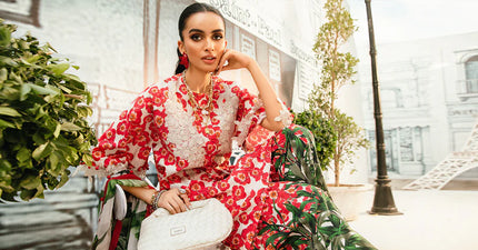 3 Piece Stitched Embroidered Lawn Suit | MPT-2606-B