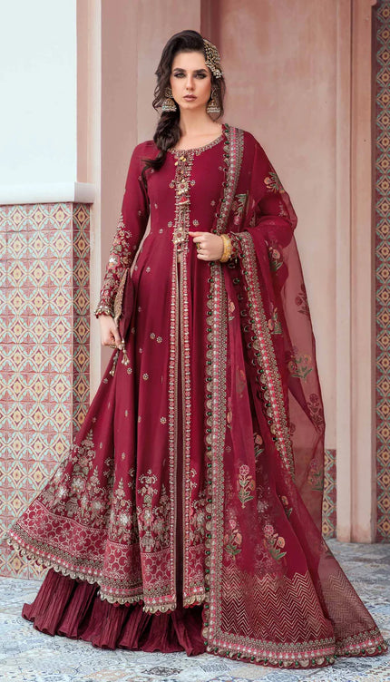 Unstitched Sateen | Maroon CST-708