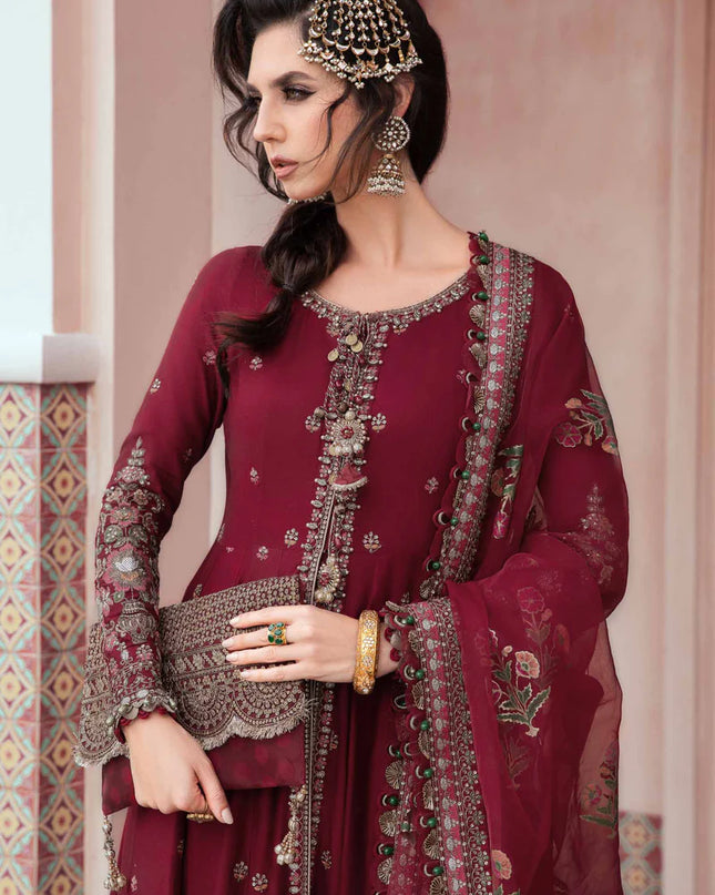 Unstitched Sateen | Maroon CST-708