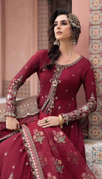 Unstitched Sateen | Maroon CST-708