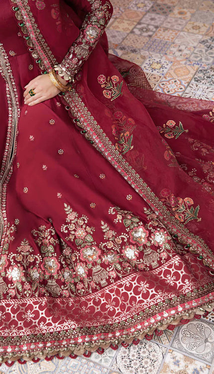 Unstitched Sateen | Maroon CST-708