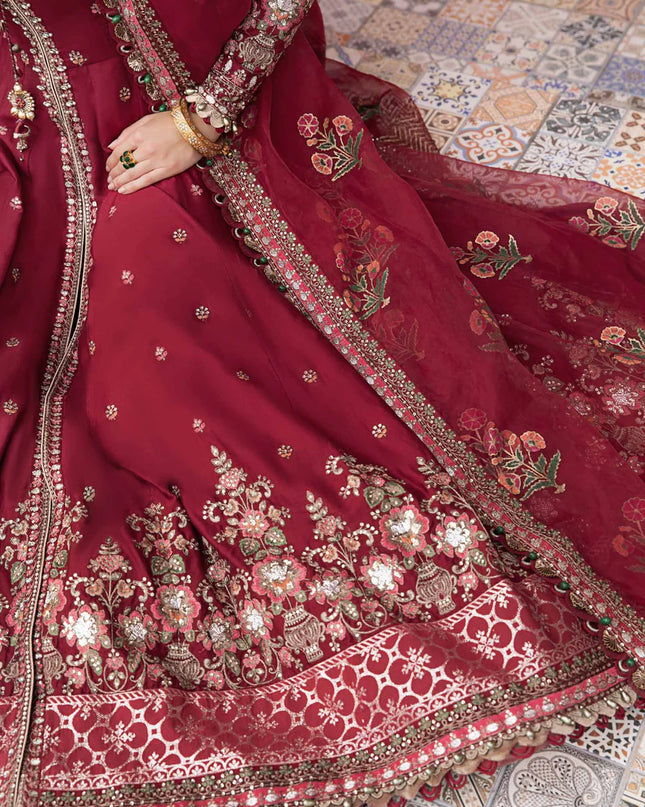 Unstitched Sateen | Maroon CST-708