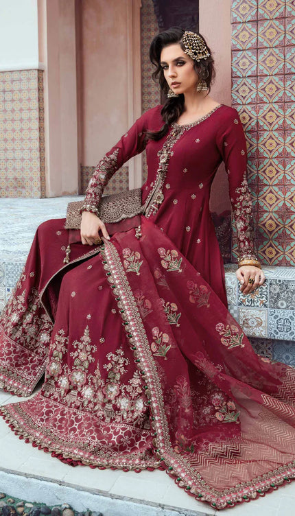 Unstitched Sateen | Maroon CST-708