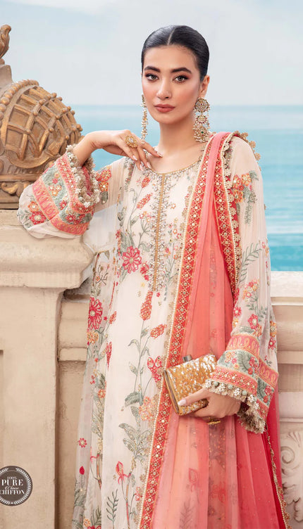 Chiffon | MPC-23-106 Cloud White Floral