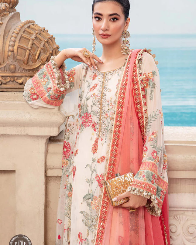 Chiffon | MPC-23-106 Cloud White Floral