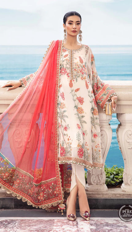 Chiffon | MPC-23-106 Cloud White Floral